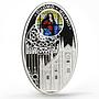 Niue 1 dollar Gothic Cathedrals series Milan Cathedral proof silver coin 2010