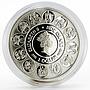 Niue 1 dollar A. Mucha Zodiac series Sagittarius colored silver coin 2011