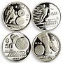 Mexico set of 12 coins Football World Cup 1986 silver coins 1985 - 1986