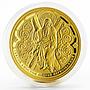 Niue 1 dollar Faith series Saint Andrew the Apostle  gilded silver coin 2015