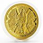 Niue 1 dollar Faith series Saint Andrew the Apostle  gilded silver coin 2015