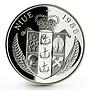 Niue 100 dollars 25th Anniversary of John Kennedy proof silver coin 1988