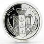 Niue 100 dollars 25th Anniversary of John Kennedy proof silver coin 1988