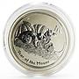 Australia 50 cents Lunar Calendar series II Year of the Mouse silver coin 2008