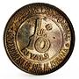 Ras al-Khaimah 10 riyals Rome Centennial series Emperor silver coin 1970