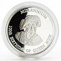 Zambia 1000 kwacha Millenium series 100th Birthday of Queen Mum silver coin 2000