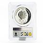 Armenia 100 dram Membership in the Council of Europe PR69 PCGS silver coin 2001