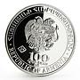 Armenia 100 dram Football World Cup in Russia proof silver coin 2018