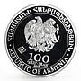 Armenia 100 dram Football World Cup in Russia proof silver coin 2018