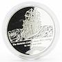 Congo 10 francs Panama Canal series Sailing Ship proof silver coin 2000
