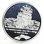 Congo 10 francs Panama Canal series Sailing Ship proof silver coin 2000