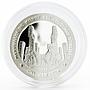 Chad 1000 francs Forgotten Cultures series Chichen Itza proof silver coin 1999