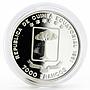 Equatorial Guinea 7000 francs Discovery of America Ship proof silver coin 1992