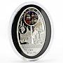 Niue 1 dollar Gothic Cathedrals series Stephansdom colored silver coin 2010