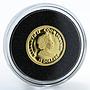 Cook Islands 10 dollars 12 Wonders of Ukraine Kamenets gold proof coin 2009