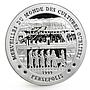 Chad 1000 francs Forgotten Cultures series Persepolis proof silver coin 1999