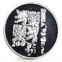 Czech Republic 200 korun First Anniversary of the Constitution silver coin 1993