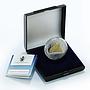 Cook Islands 10 dollars Golden Gate of Kiev Silver Gilded Proof Coin 2009