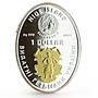 Niue 1 dollar Great Ukrainian Hetmans series Ivan Vyhovsky silver coin 2013