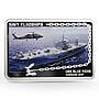 Tanzania 500 shillings Navy Flagships series USS Blue Ridge silver coin 2014