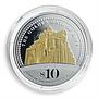 Cook Islands 10 dollars Golden Gate of Kiev Silver Gilded Proof Coin 2009