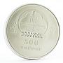 Mongolia 500 togrog Famous Politicians series John F. Kennedy silver coin 2007