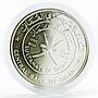 Oman 1 rial WWF Conserving Nature series The Mountain Gazelle silver coin 1997