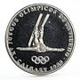 Panama 1 balboa Calgary Olympic Winter Games series Freestyle Skier silver 1988