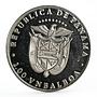 Panama 1 balboa Seoul Olympic Summer Games series Equestrian silver coin 1988