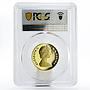 Canada 100 Dollars International Year of The Child PR68 PCGS gold coin 1979