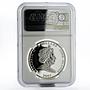 Cook Islands 5 dollars Ferrari F2004 Formula PF69 NGC silver coin 2004