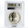 Cayman Islands 10 dollars Year of the Child PR68 PCGS silver coin 1982