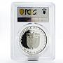 Panama 10 balboas International Year of the Child PR69 PCGS silver coin 1982