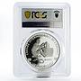 Tunisia 5 dinars International Year of the Child PR70 PCGS silver coin 1982