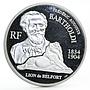 France 20 euro Bartholdi the Father of the Statue of Liberty silver coin 2004