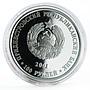 Transnistria 100 rubles Famous Transnistrians N.D. Zelinsky silver coin 2001