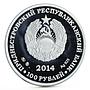 Transnistria 100 rubles Lunar Calendar Year of the Goat silver coin 2014