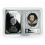 Niue 2 dollars 450 Years of William Shakespeare colored proof silver coin 2014