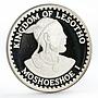 Lesotho 250 maloti Year of the Child PN14 proof silver coin 1979