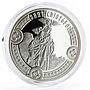 Andorra 10 diners Holy Helpers series St. Christopher proof silver coin 2010