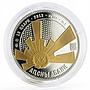 Abkhazia 10 apsars Patriotic War Heroes series S.P Dbar silver coin 2013