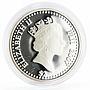 Fiji 2 dollars Year of the Pig series Formosan Wild Boar silver coin 2007