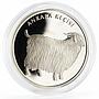 Turkey 20 lira Animal series Angora Goat proof silver coin 2005