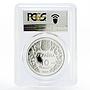 Ukraine 10 hryvnias Red Book series Dormouse PR70 PCGS silver coin 1999
