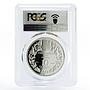 Ukraine 10 hryvnias Eurasian Black Griffin PR69 PCGS proof silver coin 2008