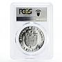 Panama 1 balboa Vasco Nunez de Balboa PR70 PCGS silver coin 1982
