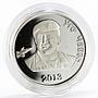 South Ossetia 1 ruble Ugo Chavez The Leader of Venezuela proof nickel coin 2013