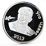 South Ossetia 1 ruble Ugo Chavez The Leader of Venezuela proof nickel coin 2013