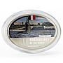 Fiji set of 4 coins Submarines of the World colored silver coins 2010