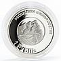 South Ossetia 1 ruble World History series Daniel Ortega nickel coin 2013